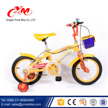 Fabricant en gros enfants vélo 2017 nouveau modèle / cycle de mode coloré pour enfant / 4 roues enfant vélo pour les enfants de 3 ans